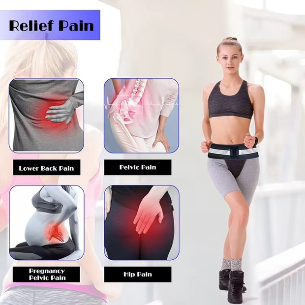 Ultimate SI Hip Support Belt – Relieve Lower Back, Pelvis & Sciatica Pain Fast!