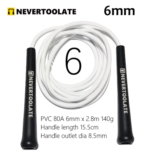 NeverTooLate™ ProSpeed Jump Rope – Lightweight, Durable &amp; Fast