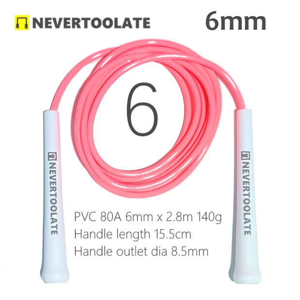 NeverTooLate™ ProSpeed Jump Rope – Lightweight, Durable &amp; Fast