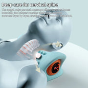 NeckEase Pro™ – Intelligent Cervical Traction & EMS Massage Pillow for Instant Neck Relief