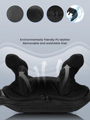 Black Shiatsu Neck Back Kneading Massage, Deep Tissue Relief, Portable and Lightweight