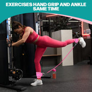 Multi-Functional Pilates Bar Kit with Resistance Bands