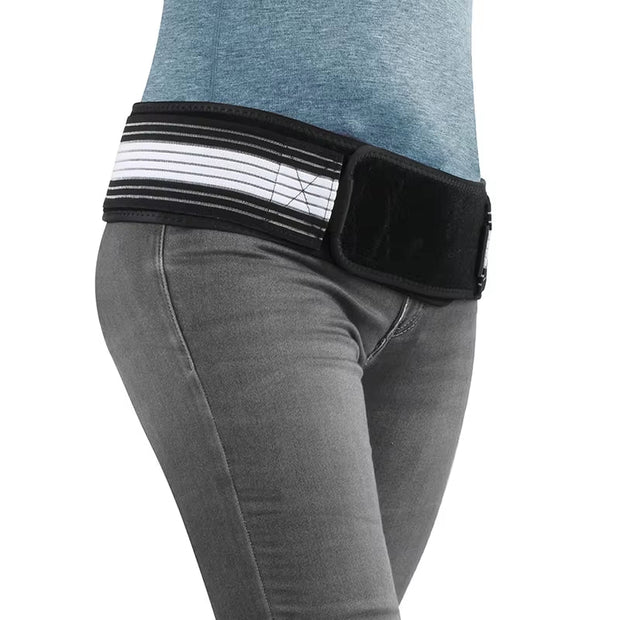 Sacroiliac SI Hip Belt for Women and Men Lower Back Support Belt Compression Hip Brace for Pelvis, Joint, Lumbar & Sciatica Pain